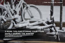 Nog 5 tips om je spullen veilig op te bergen tijdens de winter